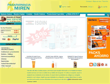 Tablet Screenshot of laparafarmaciademiren.com